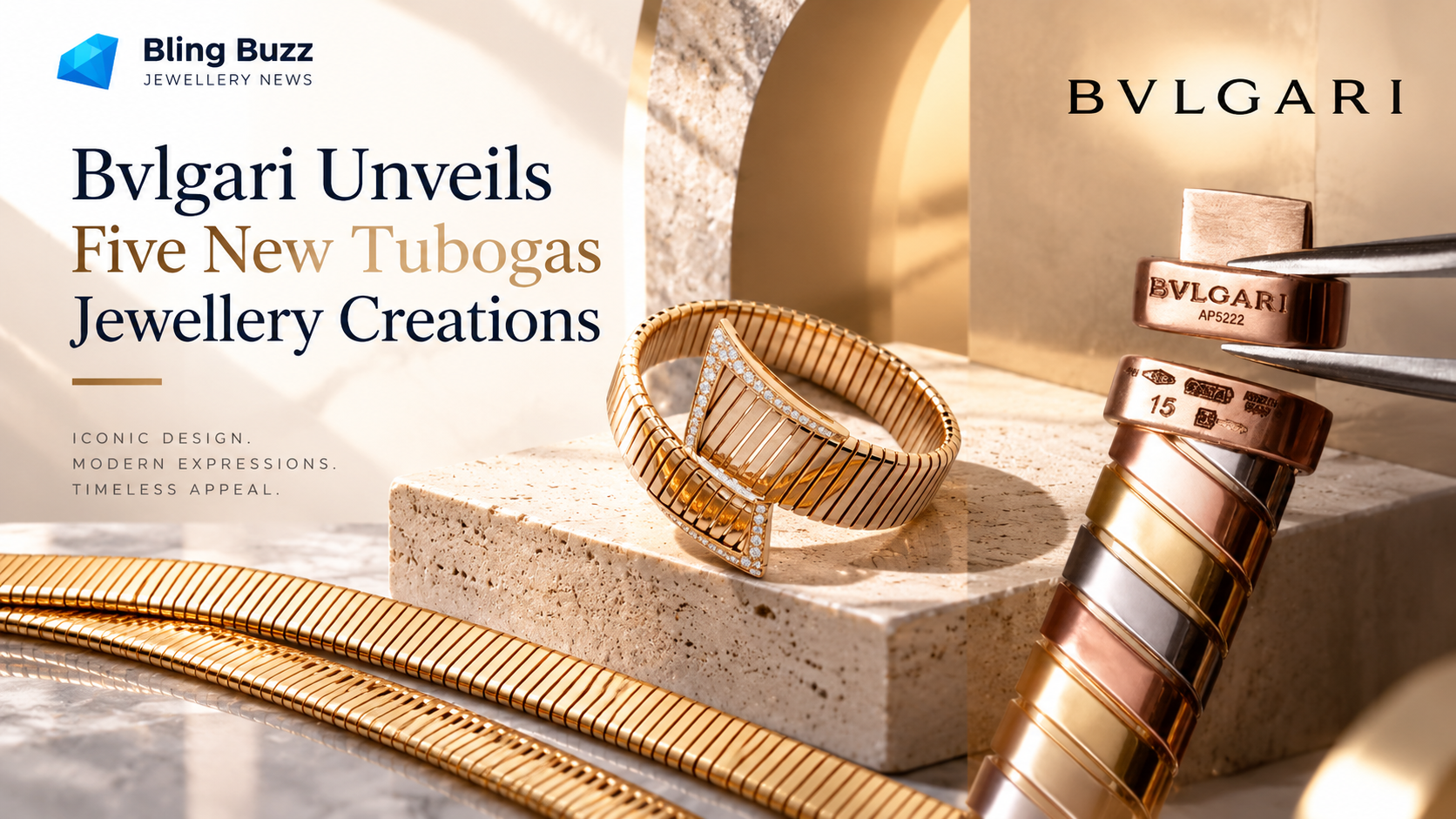 Bvlgari Unveils Five New Tubogas Jewellery Creations