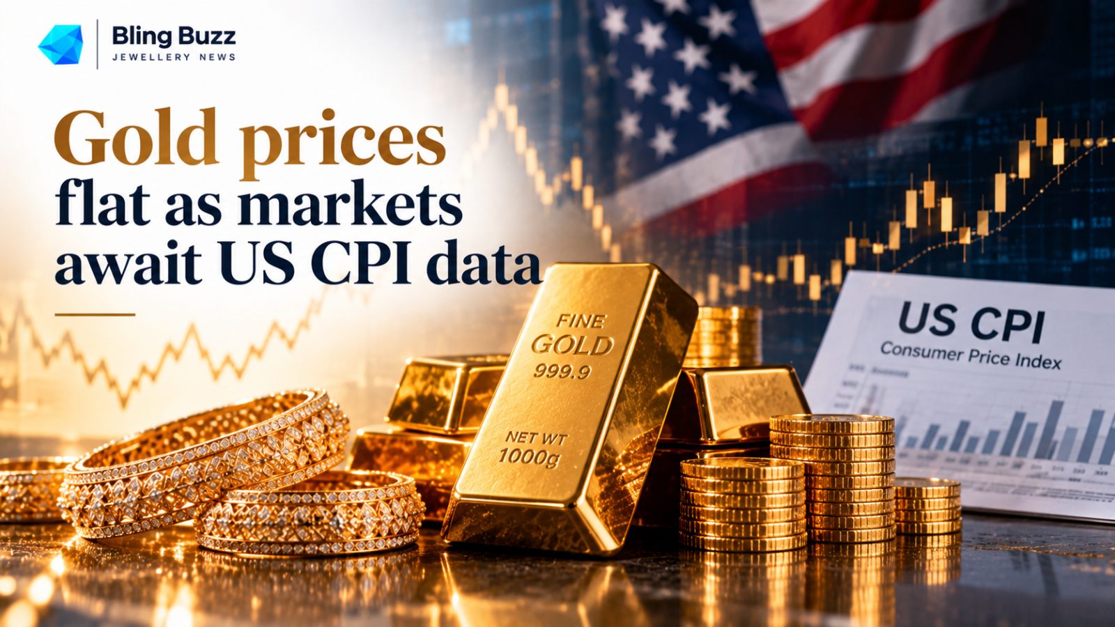 Gold Prices Hold Steady as Investors Await US Inflation Data for the Next Market Move